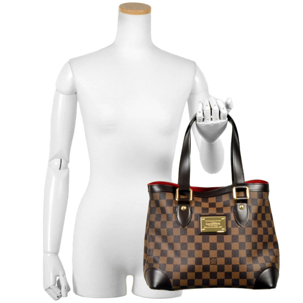 LOUIS VUITTON Authentic Brown Damier Tote Bag - Picture 7 of 7